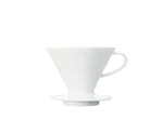 Hario V60 White Ceramic Dripper 5.5 Inch Cone Pour Over Coffee Brewer. Fixed Price $32.79.