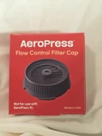 Aeropress Flow Control Filter Cap Stops Drip For Full Brew Made In Usa. Fixed Price $12.99.