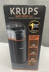Krups GX332850 Silent Vortex 3-IN-1 Coffee Spice And Herb Grinder. Fixed Price $49.95.