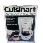 Cuisinart DGB-300 White Programmable Automatic Grind & Brew 10-CUP Coffeemaker. Fixed Price $145.20.