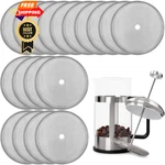 Boao 18 Packs French Press Replacement Cafetiere Filter Mesh Screen Coffee.... Fixed Price $16.98.