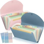 Harloon Pack 13 Pockets 10.2 X Inches / 26 14 Cm, Blue, Light Pink. Fixed Price $24.34.