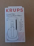 Krups Charcoal Filters, Set Of 2 For Use With Crystal, Time & Prestige. Fixed Price $5.00.