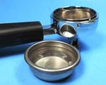 Rancilio Espressodouble Spout Portafilter + Shot Basket (euc) 58MM. Fixed Price $45.00.