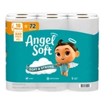 Angel Soft Toilet Paper, 18 Mega = 72 Regular Rolls, And Strong To.... Fixed Price $18.01.