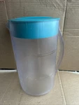 Mr. Coffee Iced Tea Pot Maker TM1 2 Qt Plastic Pitcher W/ Blue Turquoise Lid. Fixed Price $14.99.