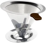 Mixpresso Pour Over Coffee Cone Dripper With Cup Stand - Stainless Steel. Fixed Price $20.78.