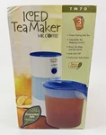Mr Coffee TM70 Iced Tea Maker 3 Quart Blue Pitcher Nos New. Fixed Price $99.99.
