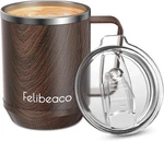 16OZ Heated Coffee Mug With Flat Bottom For Rapid Heating, Stainless Steel Cu.... Fixed Price $27.89.