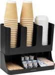 Mind Reader Cup And Condiment Station, 13 Inch Countertop Coffee Bar Organizer W. Fixed Price $22.21.