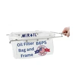 Miroil B6PS Ez Flow Deep Filter Bag W/frame Reusable Grease Fryer.... Fixed Price $155.05.