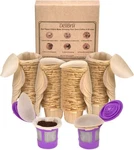 Delibru Unbleached K Cup Filters With Lid For Reusable Coffee 300 Pcs (brown). Fixed Price $46.45.