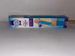 Baked With Love Non-stick Blue Rolling Pin Handle, Wood & Plastic, PA-6116. Fixed Price $6.99.