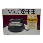 Mr Coffee ND4 4-CUP Replacement Decanter Glass Carafe W/ Lid Black Handle. Fixed Price $19.49.