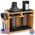 Hexnub Bamboo Organizer For Aeropress Coffee Maker Accessories Stand Includes Dr. Fixed Price $77.80.