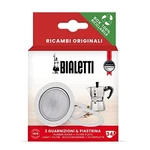 Bialetti 3 Gaskets (rubber Rings) 1 Filter Plate Replacement For Moka + 4 Cups. Fixed Price $16.99.