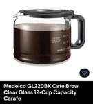 Medelco GL220-BL-4 Carafe Clear. Fixed Price $9.88.
