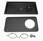 Dibtsa Glass Rinser, Stainless Steel Espresso Cup Pitcher Countertop Sink. Fixed Price $65.55.