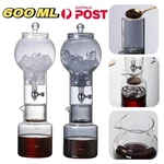Cold Brew Glass Coffee Machine Slow Drip Filter Technology Tower 600ML. Fixed Price $57.12.