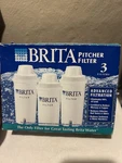 Brita Pitcher Filters 3 Pack Replacement Standard White Brand New Sealed. Fixed Price $7.69.
