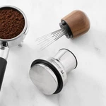 Breville Craft Collection Walnut Distribution Duo Espresso Tool. Fixed Price $89.99.