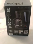 Proctor Silex Coffee Maker, 10 Cup With Glass Carafe, Black, Model 43680PS New. Fixed Price $20.00.