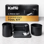 Kaffe Espresso Tool Kit 4-PIECE Scale Knock Box Pitcher Tamping Mat New. Fixed Price $30.70.