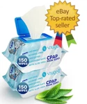 Snugell Unscented Travel Cpap Mask Wipes Antibacterial (150 Count, 2 Pack) 100%. Fixed Price $28.78.