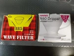 Hario V60 Ceramic Coffee Dripper White Size 01 With Filter #30. Fixed Price $29.50.