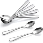 Hiware 6-PIECE Demitasse Espresso Spoons, Inches Stainless 4-INCH, Clear. Fixed Price $8.97.