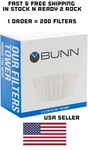 Coffee Filters, 8/12-CUP Size, 100/PACK (2PACK) Order Equals 200. Fixed Price $15.00.