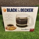 Brand New Black & Decker 3370 Replacement Coffee 12 Cup Carafe Versabrew-white. Fixed Price $19.88.