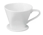 Fino Filter Cone, Fine White Porcelain, Number 2-SIZE, Brews To 6-SERVINGS. Fixed Price $27.33.