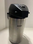 Bunn 32130 Lever Pump, Air Pot, Stainless Steel, 128 Oz Portable Carafe Nsf Used. Fixed Price $49.89.
