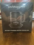 Smrtmugg Pro 14 Oz. Self-heating Coffee 4-HOUR Battery Life, Adjustable. Fixed Price $39.99.