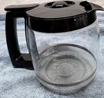 Cuisinart DCC-3200 14 Cup Glass Carafe Pot Black Lid Handle Oem. Fixed Price $23.39.