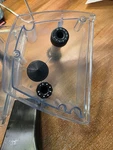 Parts - Clear Plastic Bean Hopper Dispenser For Gaggia Titanium Coffee Machine. Fixed Price $21.00.