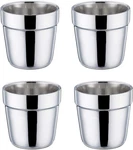 Coffee Cup Espresso Mug Set 4, Double Wall Stainless Steel Tea. Fixed Price $23.26.