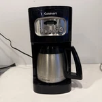 Cuisinart DCC-1150BK 10 Cup Thermal Coffee Maker Tested Works. Fixed Price $35.99.