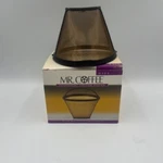 New Mr. Coffee Permanent Filter Gold Tone Gtf 3 - 10 12 Cups. Fixed Price $5.23.