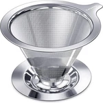 Laiyeoy Stainless Steel Coffee Filter Reusable Pour Over Dripper For Bold Flavor. Fixed Price $19.39.