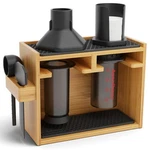Bamboo Organizer For Aeropress, Caddy Station Holds Coffee.... Fixed Price $63.82.