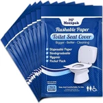 Toilet Seat Covers Disposable - PACKS(100 Pcs) Xl Flushable T.... Fixed Price $15.85.