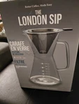 London Sip Glass Pour Over Coffee Carafe Maker With Reusable Stainless. Fixed Price $43.89.
