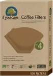 If You Care No. 4 Coffee Filters 100 Count Ct Pack Free Shipping. Fixed Price $8.99.