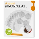 Aieve 120 Pcs Aluminum Foil Seal Lids For Reusable Nespresso Pods Vertuo Comp. Fixed Price $13.31.
