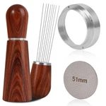 Reoszeank 51MM Espresso Accessories Kit, Wdt Tool, Dosing Funnel And. Fixed Price $31.70.