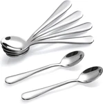 Hiware 6-PIECE Demitasse Espresso Spoons, 4 Inches Stainless Steel Mini Coffee. Fixed Price $10.62.