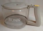 Bunn 10 Cup Carafe Replacement Schott 1203 Glass Gray/yellow Lid/handle Coffee. Fixed Price $11.99.