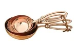 Creative Co-op Hammered Stainless Steel Leather Tie (set Of 4 Sizes) Scoops,. Fixed Price $38.59.